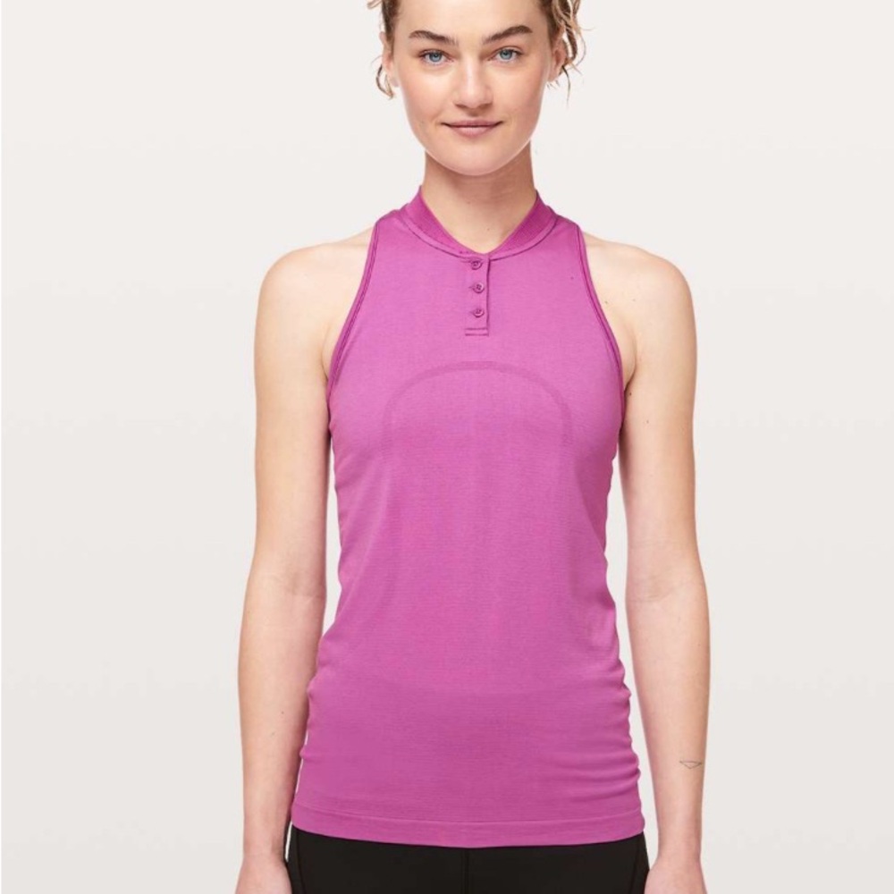 Lululemon Swiftly Tech Sleeveless Polo - Size 4 - NWT - Hyacinth pickball/golf